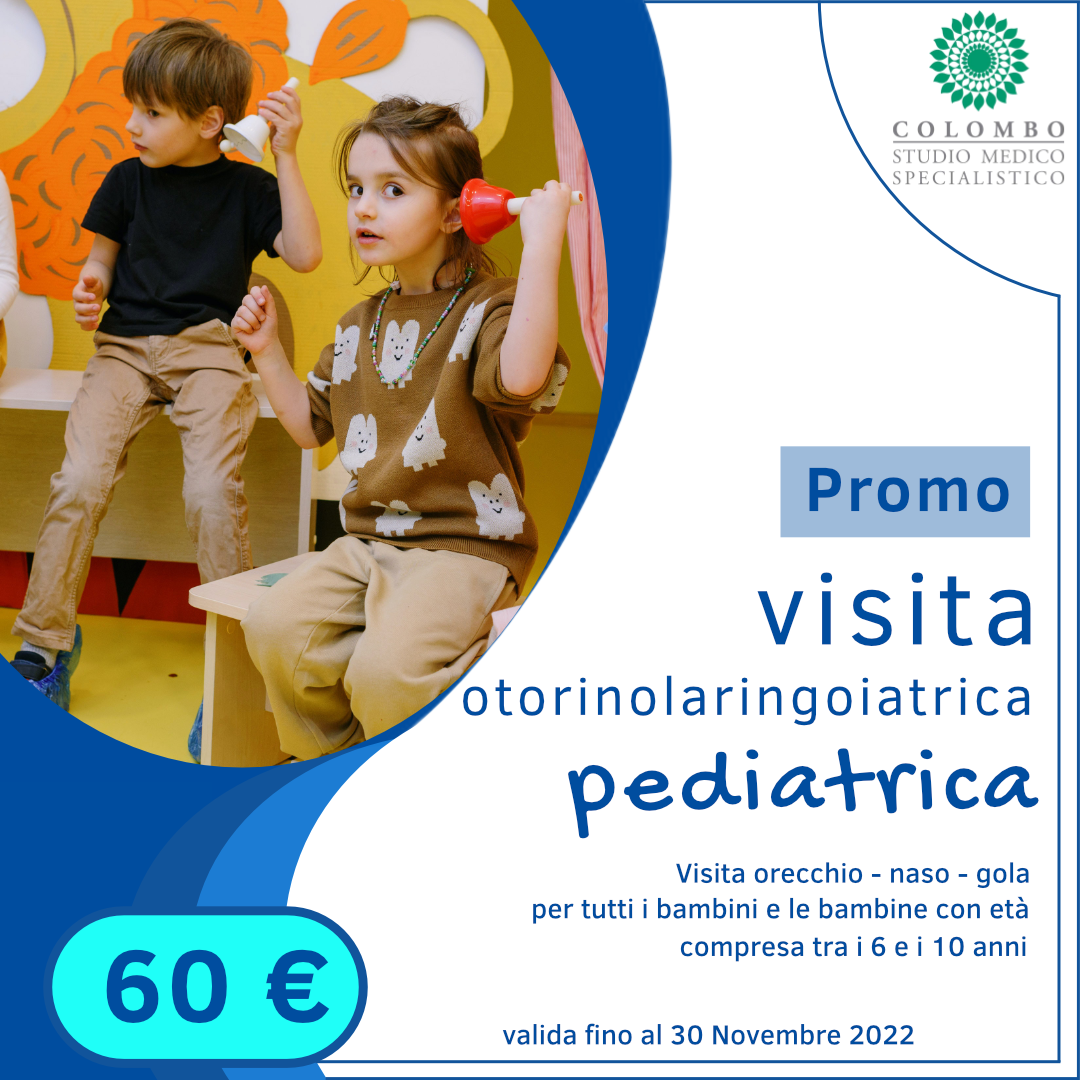 Promozione Visita Otorinolaringoiatrica Pediatrica
