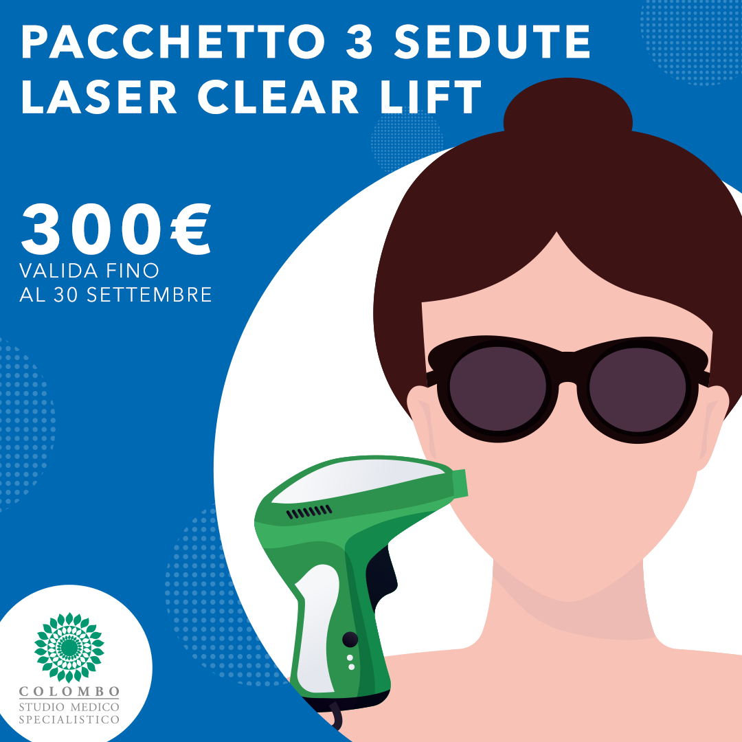 Pacchetto 3 Sedute Laser Clear Lift